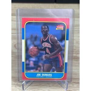 1986-87 Fleer - Joe Dumars #27 (RC)